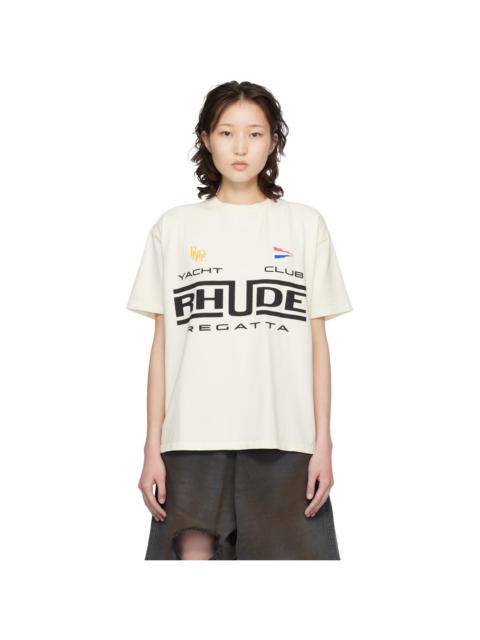 Rhude Off-White Rhude Regatta Club T-shirt