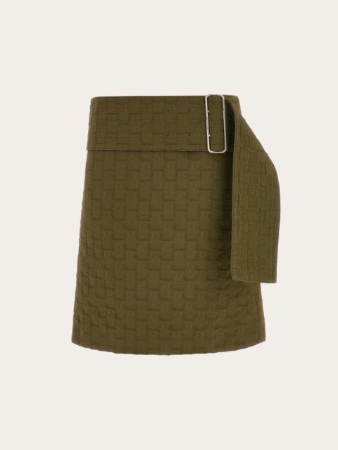 FERRAGAMO Ferragamo monogram skirt
