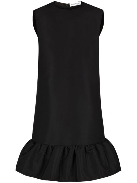 NINA RICCI peplum-hem sleeveless dress