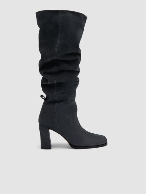 BY FAR Zoe Nubuck Knee-High Boot