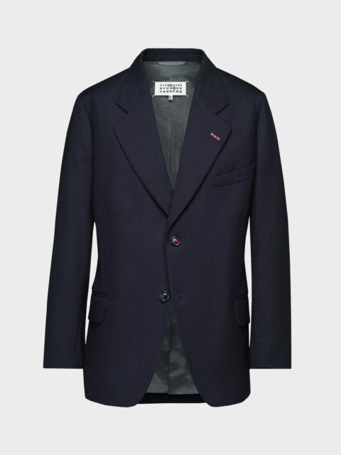Maison Margiela Herringbone wool jacket