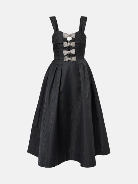 REBECCA VALLANCE Luiza bow-detail cutout midi dress