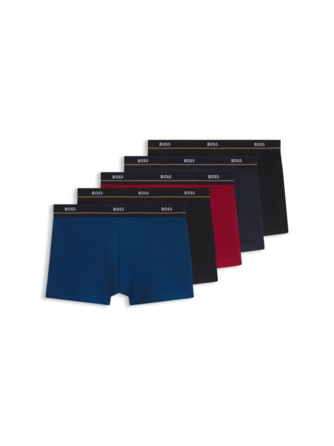 BOSS FIVE-PACK STRETCH-COTTON TRUNKS
