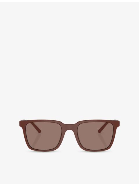 Oliver Peoples OV5553SU Mr Federer Rectangle-Frame Acetate Sunglasses