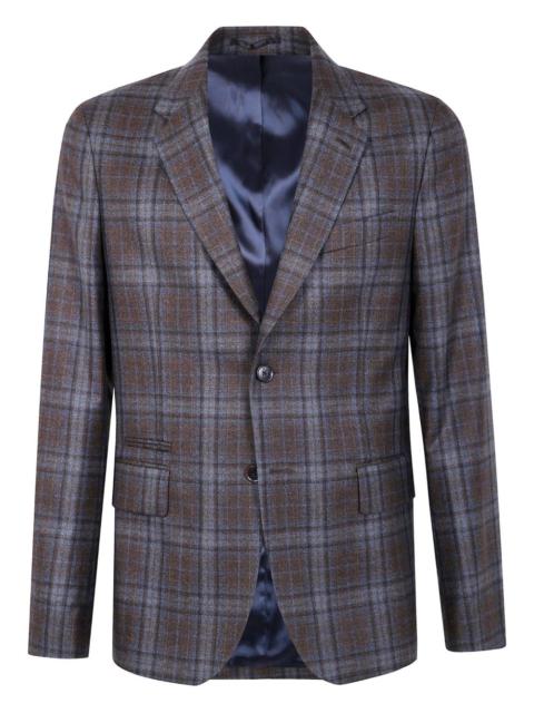 Paul Smith check-pattern wool blazer
