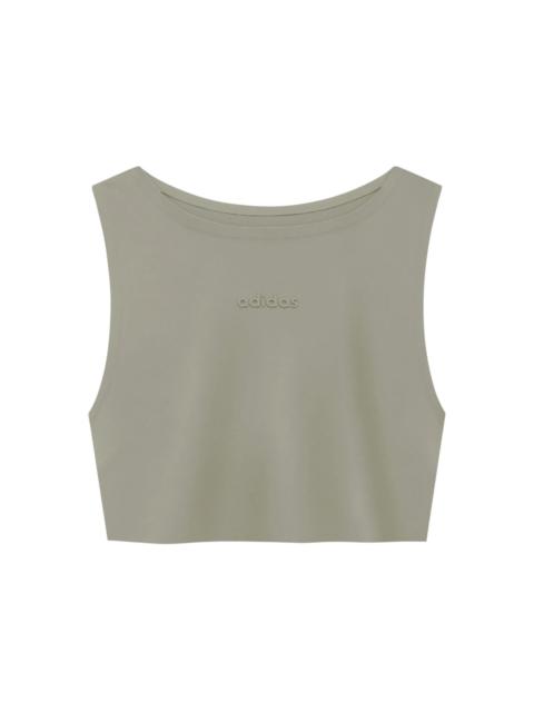 adidas adidas x Fear of God Athletics Women's Cropped Tank Top Clay