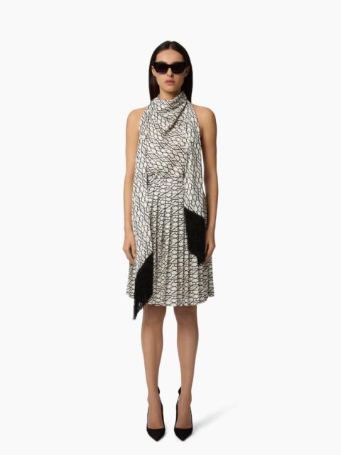 NINA RICCI Halterneck Logo-Print Top