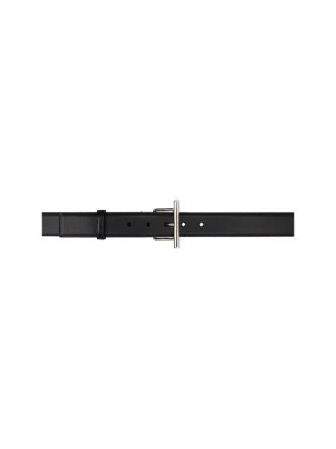 Alexander McQueen Black T-Bar Hip Belt