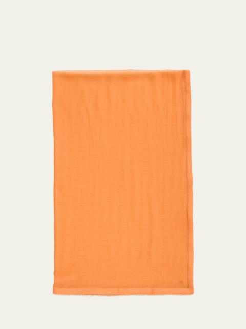 The Row Fioko Fuzzy Edge Cashmere Scarf