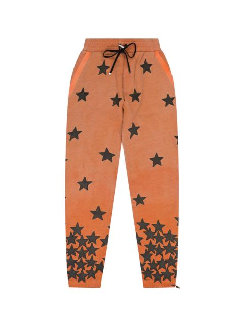AMIRI Chemist Star Sweatpants "Orange / Black" PS22MJS001 ORANGE BLACK