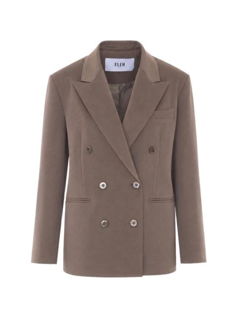 ELEH double-breasted peak-lapels blazer