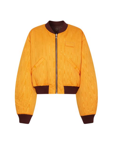 Marine Serre Regenerated Reversible Moire Bomber Jacket