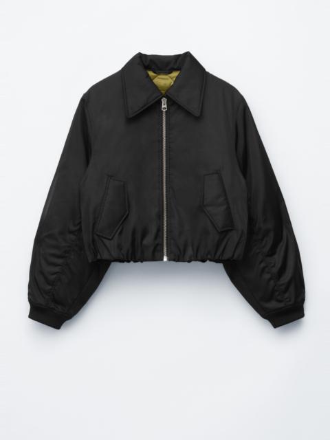 & Other Stories Cropped Bomber Jacket
