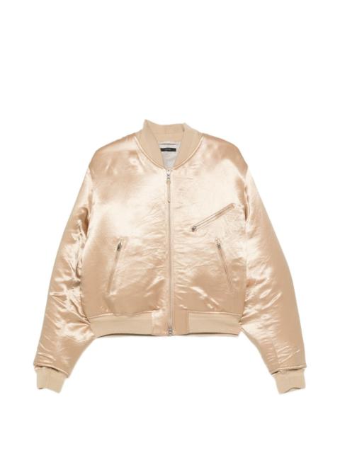 TOM FORD satin bomber jacket