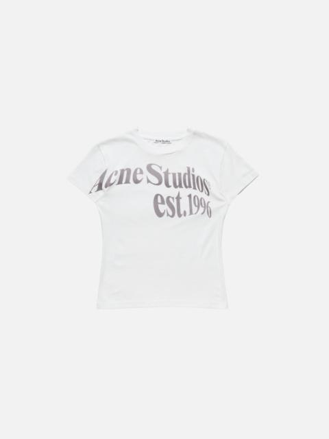 Acne Studios Fitted graphic t-shirt - Off white