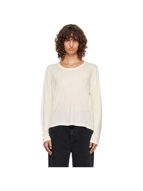 Loulou de Saison Off-White Ava LDS Longsleeve Jersey T-shirt