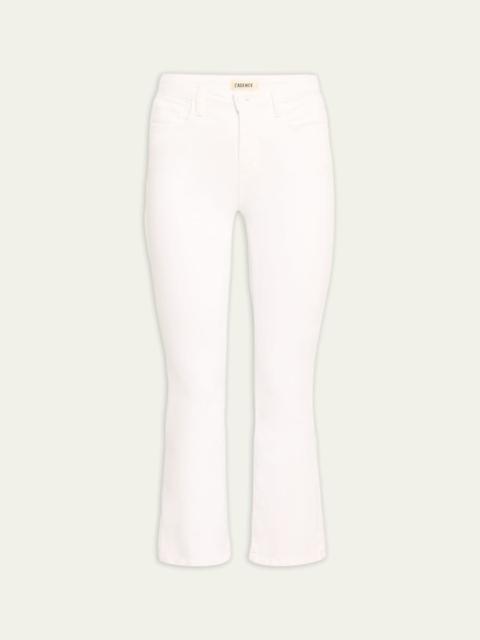 L'AGENCE Mira Ultra High-Rise Crop Micro Bootcut Jeans