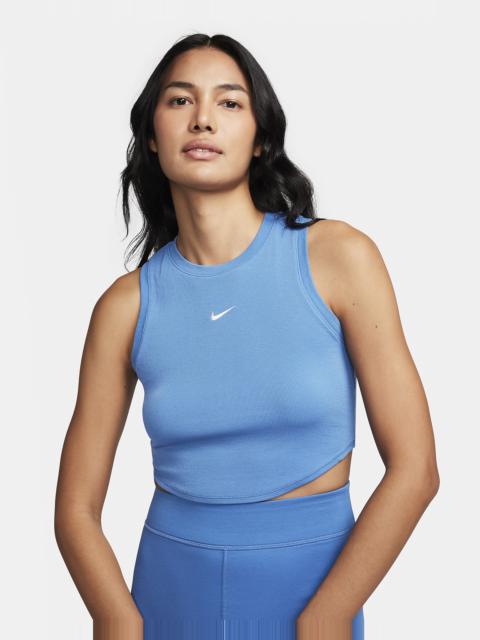 Nike Sportswear Chill Knit Women's Tight Cropped Mini-Rib Tank Top