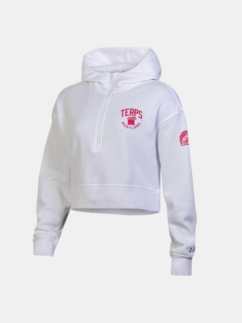 Under Armour Women's UA Rival Fleece Collegiate ½ Zip Hoodie