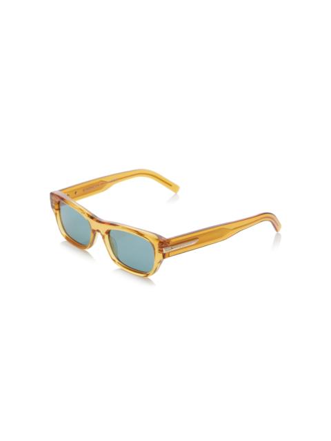 Givenchy One Square-Frame Acetate Sunglasses green