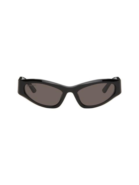 BALENCIAGA Black Logo Cateye Sunglasses