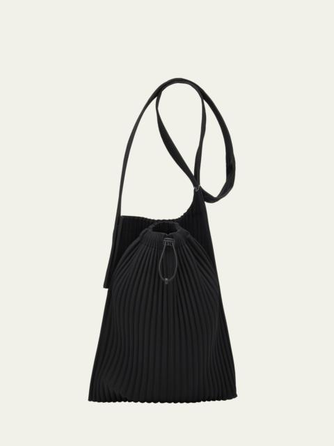 ISSEY MIYAKE Men's Pocket Large Pleated Crossbody Bag