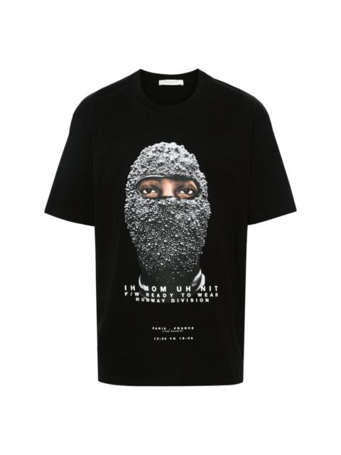 face-print cotton T-shirt