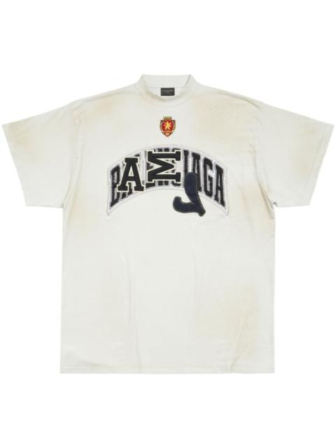 Skater logo-appliqué cotton T-shirt