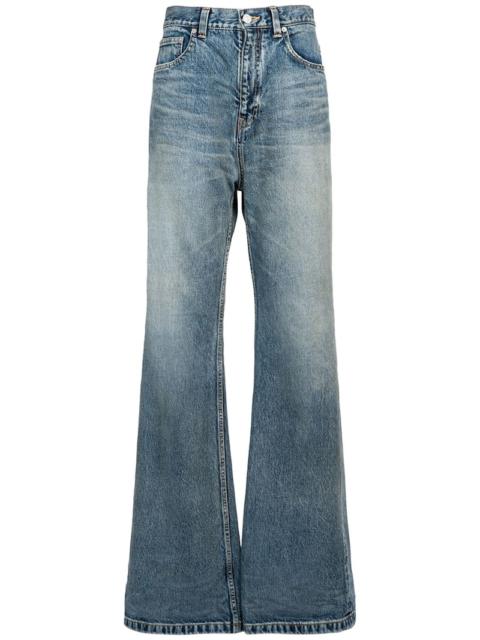 デニム・ジーパン BALENCIAGA FLARED DENIM JEANS Balenciaga STRETCHED デニム - Stained | FWRD