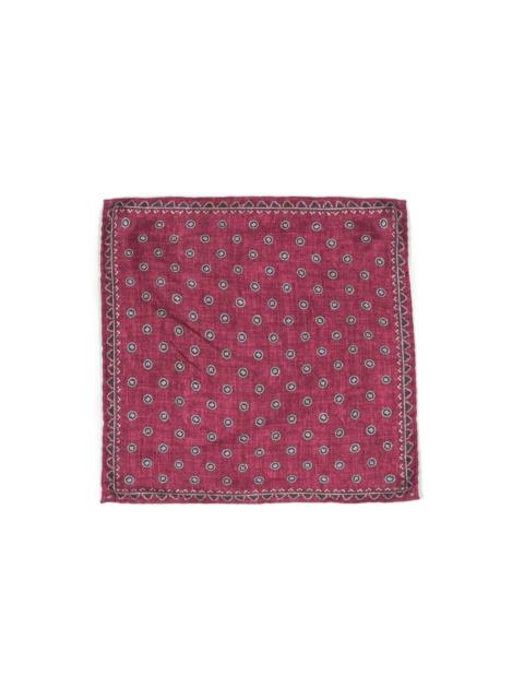 Brunello Cucinelli reversible square pocket