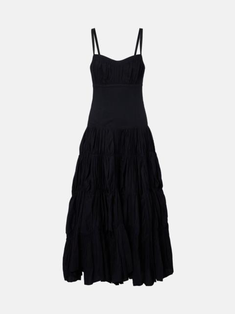 ULLA JOHNSON Emmalina cotton voile maxi dress