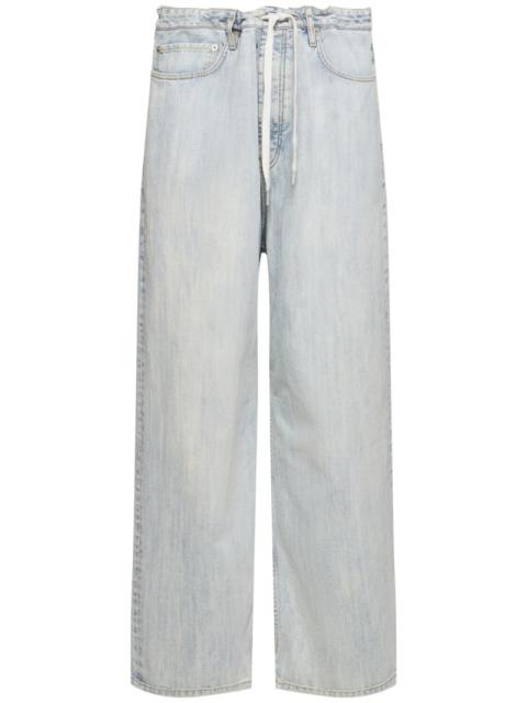 Baggy cotton denim jeans
