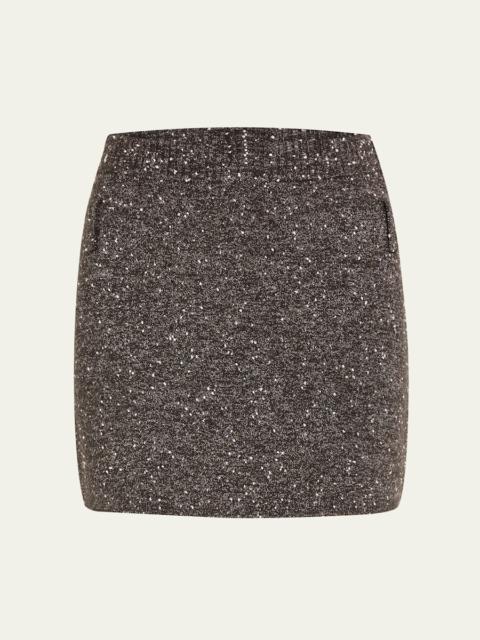 A.L.C. Stella Bouclé Tweed Mini Skirt