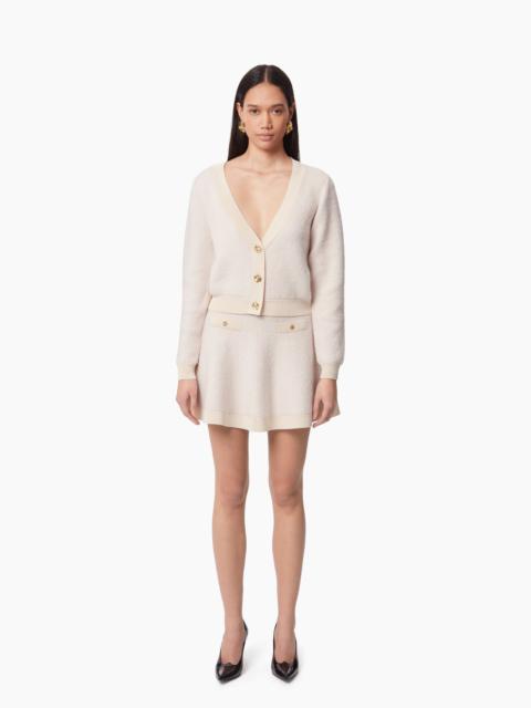 NINA RICCI MOHAIR MINI FLARED SKIRT