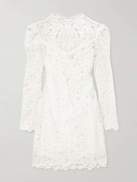 Isabel Marant Daphne Broderie Anglaise Ramie Mini Dress