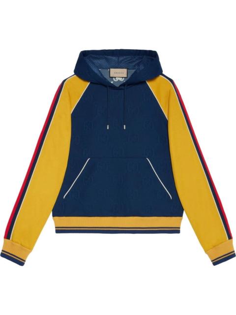 GUCCI logo jacquard hoodie