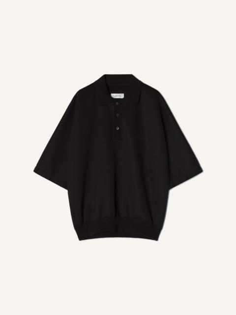 Lanvin LOOSE-FIT DOUBLE-FACE JERSEY POLO SHIRT