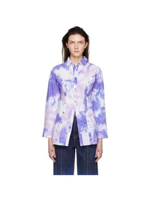rokh Purple Cotton Shirt