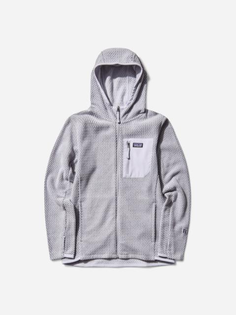 Patagonia Kid's R1® Air Full-Zip Hoodie Foxglove Purple