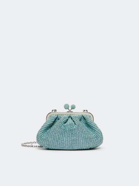 WEEKEND Max Mara Small raffia-effect Pasticcino Bag - OIL