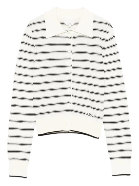 A.P.C. A.p.c. Polo-collar Cardigan