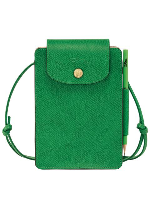 Épure XS Crossbody bag Green - Leather