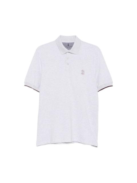 Brunello Cucinelli Logo cotton polo shirt