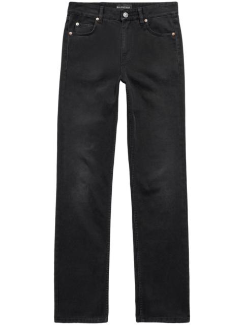 BALENCIAGA mid-rise straight-leg jeans