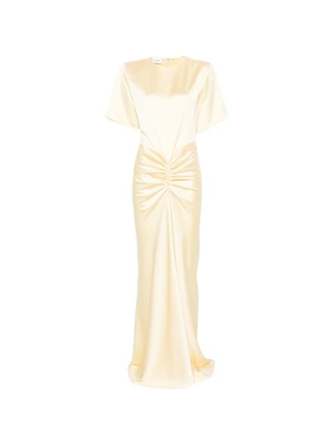 THE ANDAMANE Iris draped maxi dress