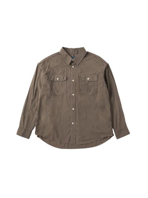 visvim LANGER SHIRT L/S (N.D.) LT.MUD