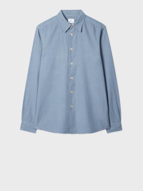 Paul Smith Light Blue Lyocell-Cotton Shirt