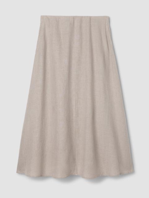 EILEEN FISHER Organic Linen Half-Circle Skirt