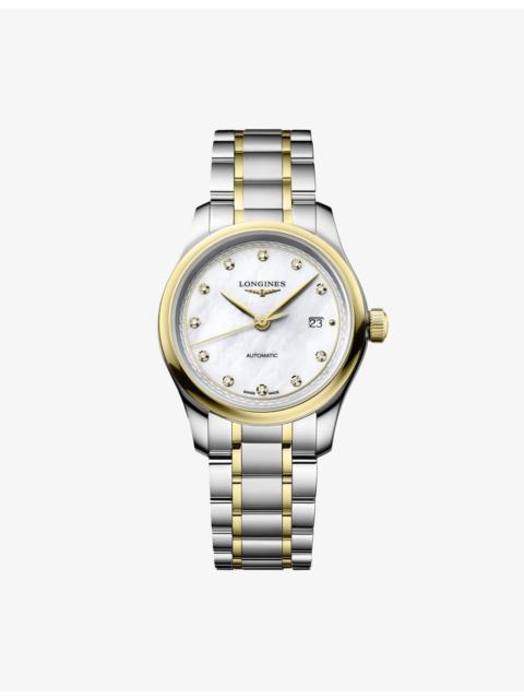 Longines Longines Master Collection Stainless-Steel And Diamond Automatic Watch 36mm