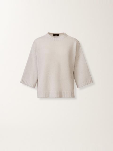 FABIANA FILIPPI Platinum T-shirt with lurex